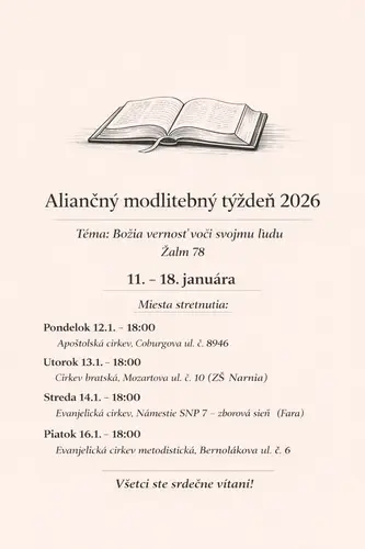 Aliančný modlitebný týždeň 2026