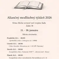 Aliančný modlitebný týždeň 2026